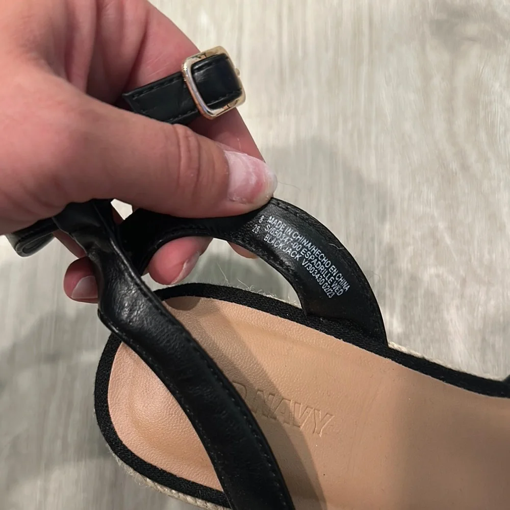 Women's Black Sandals - Picture 3 of 5